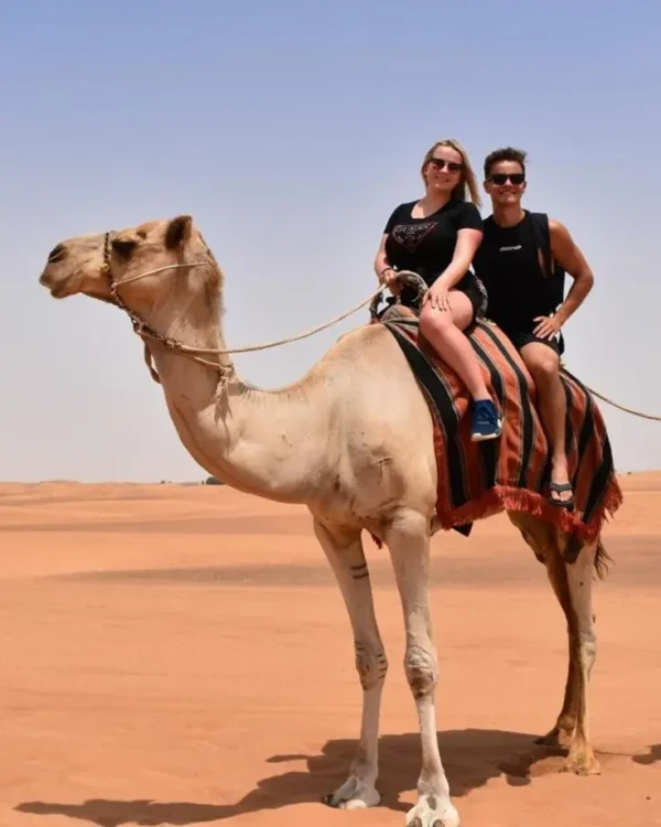 morning camel ride safari dubai